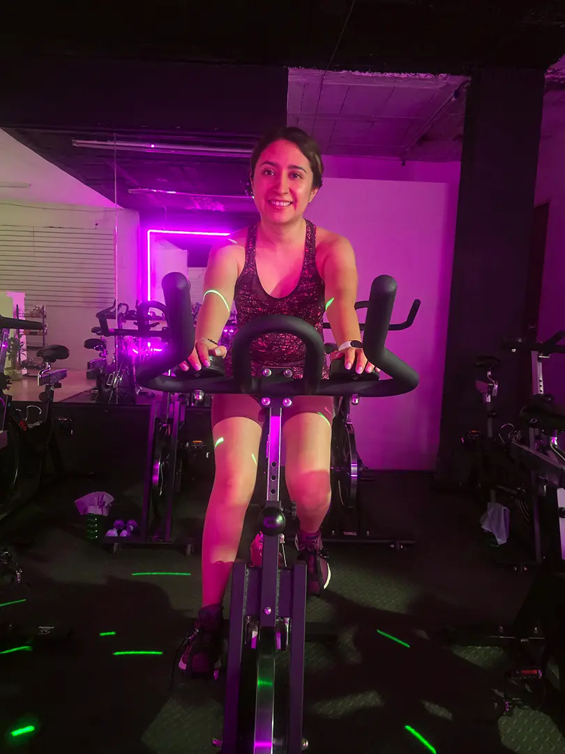 Instructora Certificada de Spinning Karla Vianey Sánchez de León